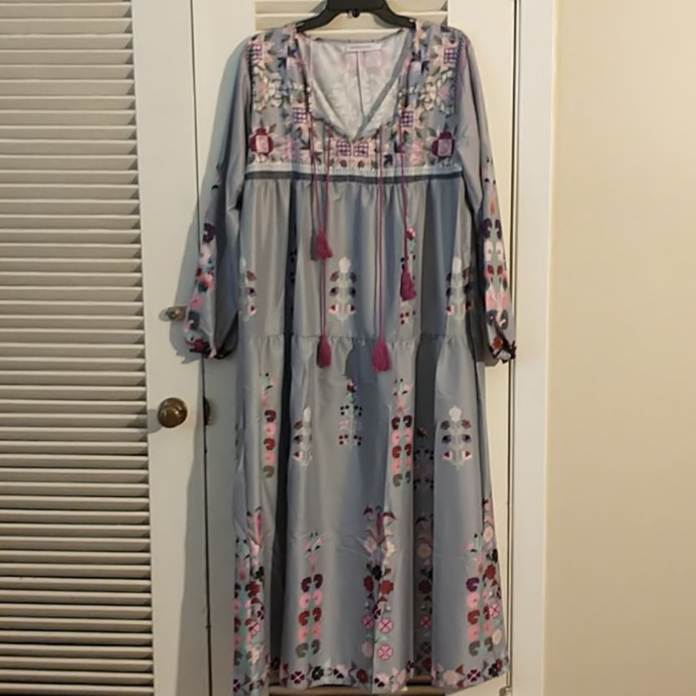 Grey house dress
